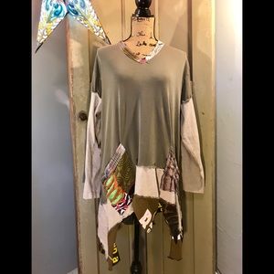 Handmade Upcycled Top